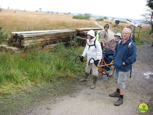 randonnée sportive avec joëlettes, Ovifat, 2012